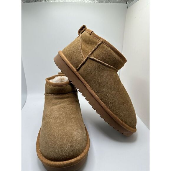 CUSHIONAIRE Women's pull on boot 9 WIDE CHESTNUT - Picture 6 of 7